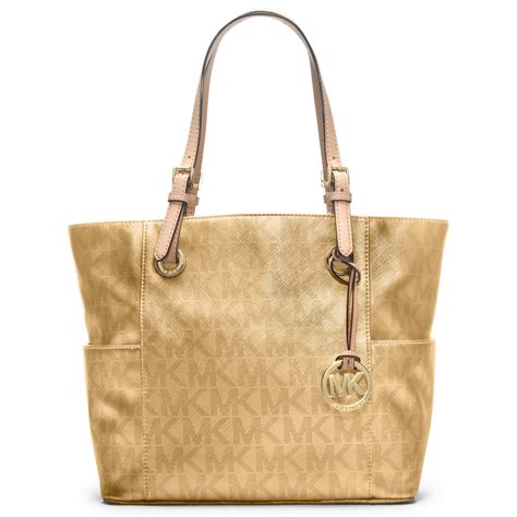 michael kors gold bags|Michael Kors gold tote handbags.